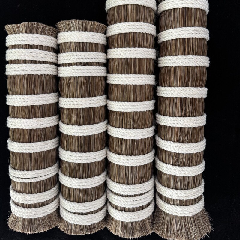 Directly Supplied from the Manufacturer, Colorful Horse Hair, Horse Tail Hair, 13-15inch Hair Strips, Natural Raw Materials for Industrial Brushes