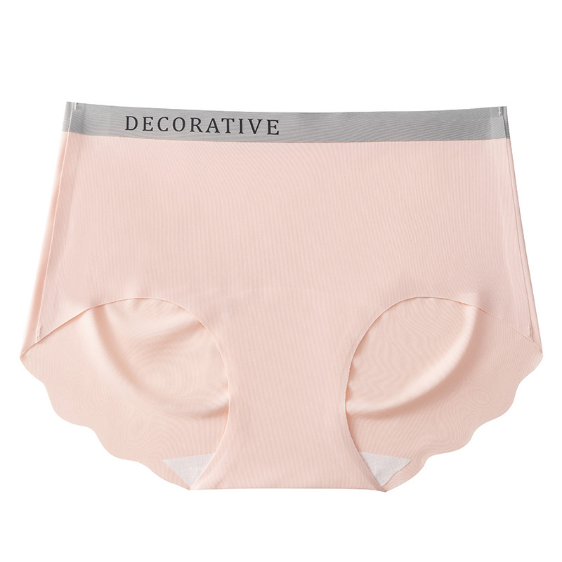 Seda de hielo sin costuras, nalgas de melocotón, seda de hielo sin costuras, moda deportiva, algodón puro, entrepierna antibacteriana, bragas de seda de hielo sin costuras, refrescante