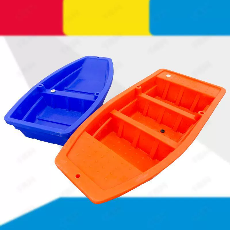 Plastic glass boat for fishing, increased thickness