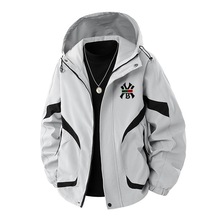 蜜蜂一狼旗舰店山系风夹克春秋新款青少年连帽运动休闲户外冲锋衣