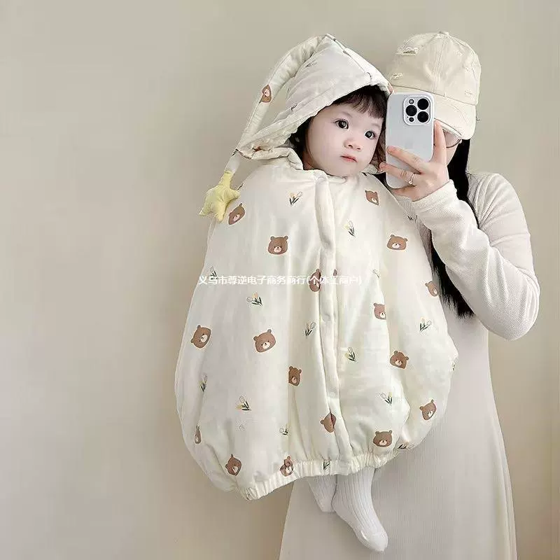 Демисезонное детское trench coat, пуховая стеганая кофта, ветронепроницаемое на выход, куртка, увеличенная толщина