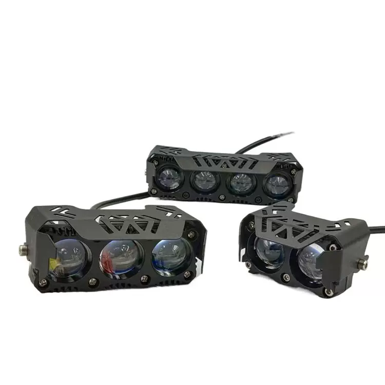 摩托车射灯小牛电动车led灯外置大灯电瓶车改装铺路车灯前大灯