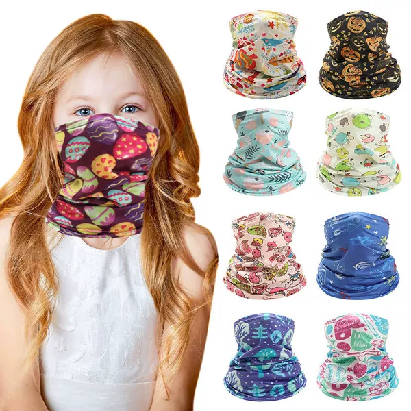 Makino Fei Hu Summer Outdoor Multifunctional Magic Headscarf Children's Sun Protection Ice Silk Neck Scarf Milk Silk Cycling Mask