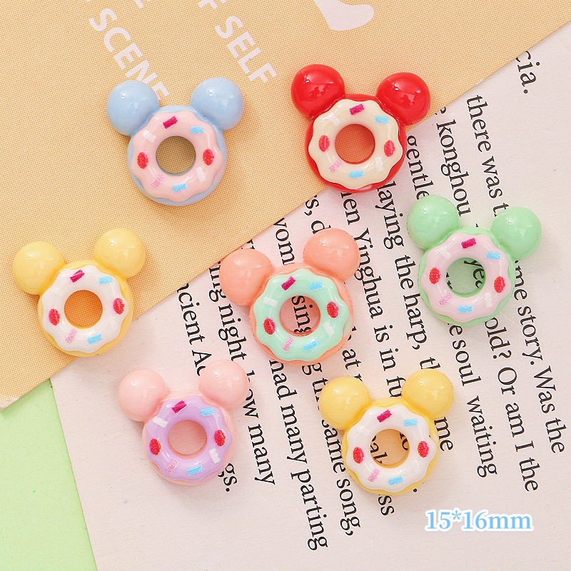 Diy mini accesorios de uñas accesorios de uñas de vestir de dibujos animados pegamento de crema ropa juguetes adornos accesorios de resina al por mayor