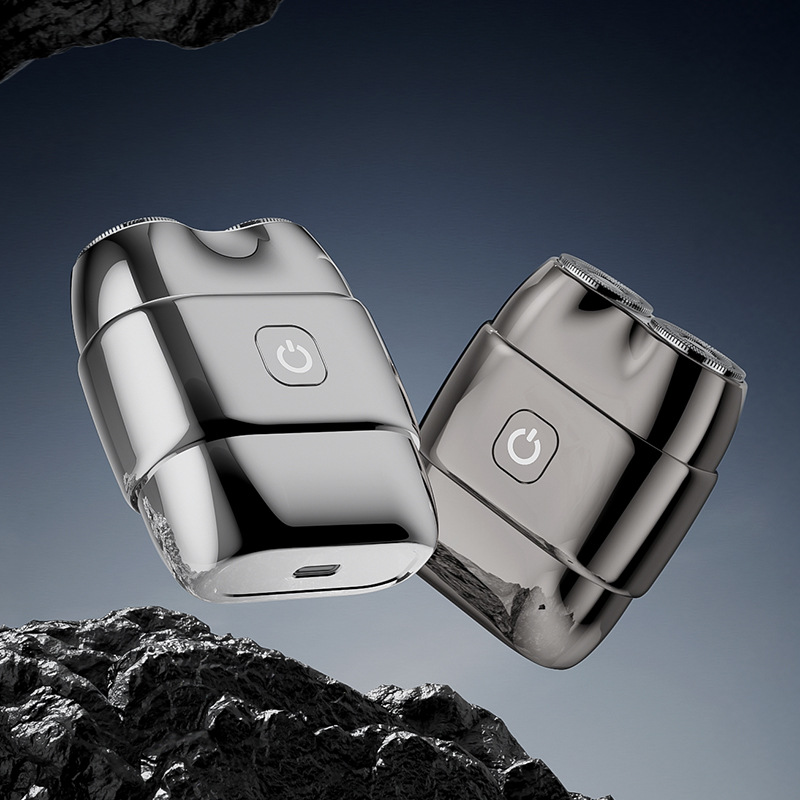 Mini elektrische scheerapparaat voor mannen, draagbaar, snel opladen, geschikt voor thuis en in de auto, baardtrimmer, klein persoonlijk verzorgingsapparaat_voghion.com