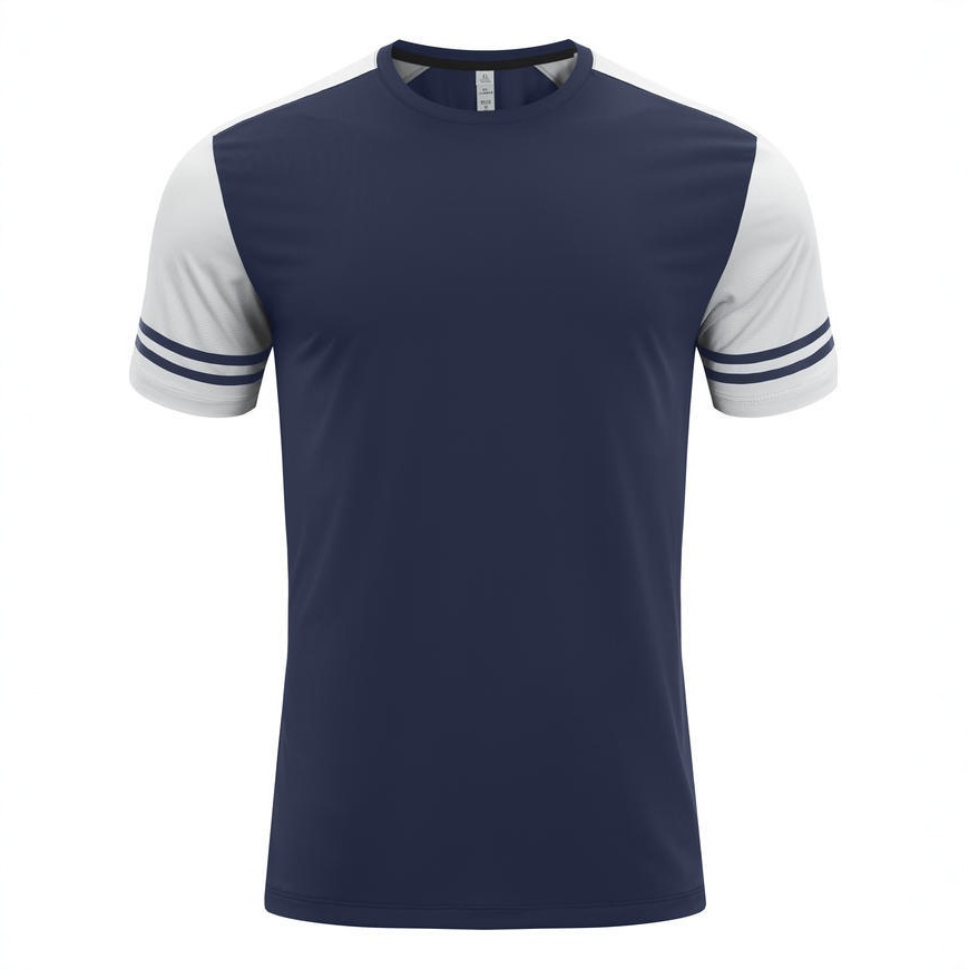 Camiseta de moda de verano de manga corta de hielo delgada camiseta de cuello redondo elástica secado rápido acondicionamiento físico top