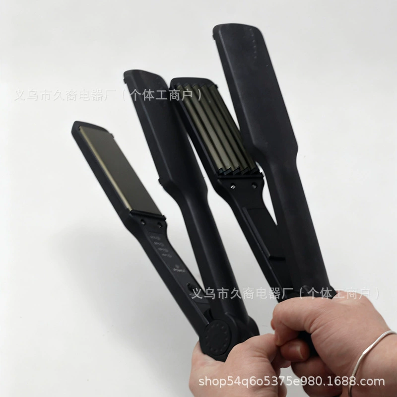 Big black splint hot hair clip big splint straight hair curling splint does not hurt hair curling iron splint curling and straightening
