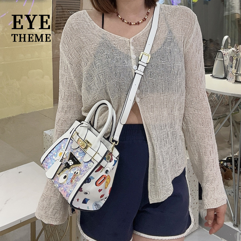 Europa y los Estados Unidos clásicos sequinillas de moda insignia de moda moda de moda de estilo de personalidad de bolsas de cuentas especiales 2816 #