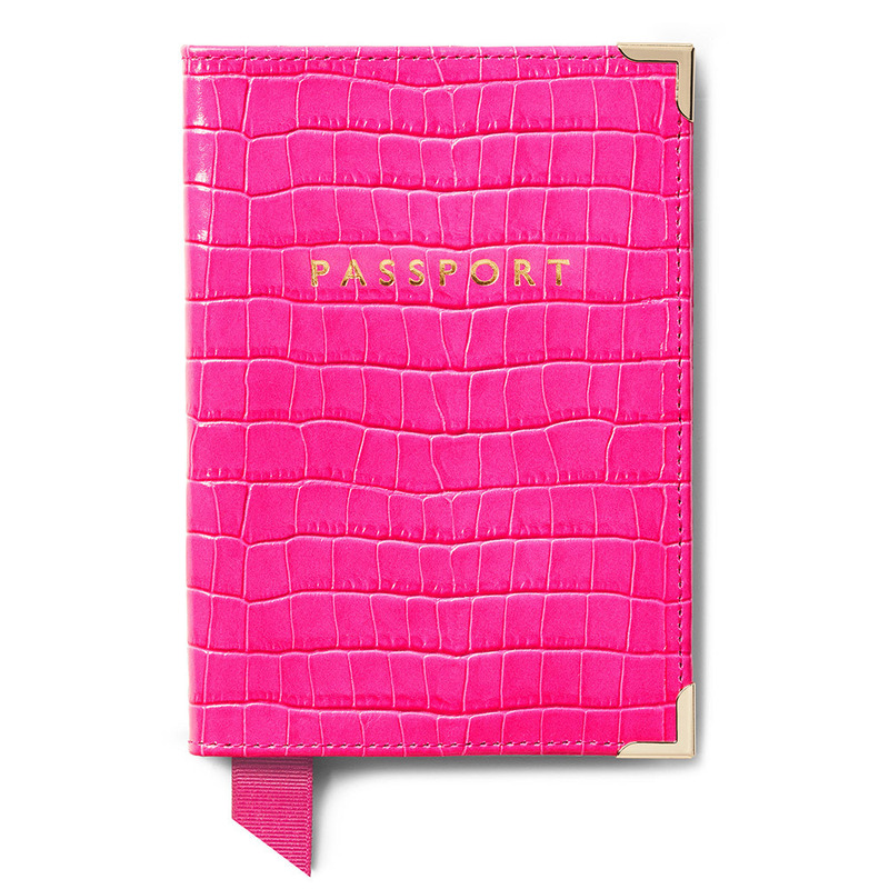 Vegan Crocodile Lady Checkbook Cover Luxury Passport Wallet Vegan Crocodile Lady Checkbook Cover Luxury Passport Wallet