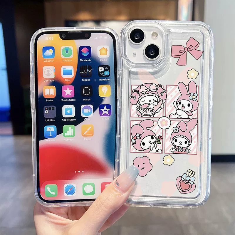 Apple, совместимо с iPhone 11, силиконовый защитный чехол, чехол для телефона, прозрачный мультяшный милый воздушный мешок, iphone, 15promax