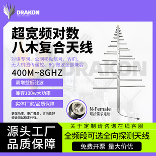400-8000MHz���֌�����ľ�쾀8-10dBi�������l�V�O�y�y���쾀