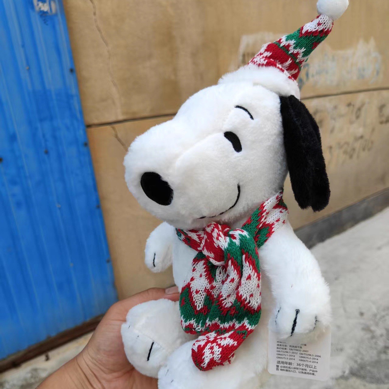 Regalos de Navidad Papá Noel juguetes de peluche bufandas rojas lindas pingüinos osos polares muñecas al por mayor