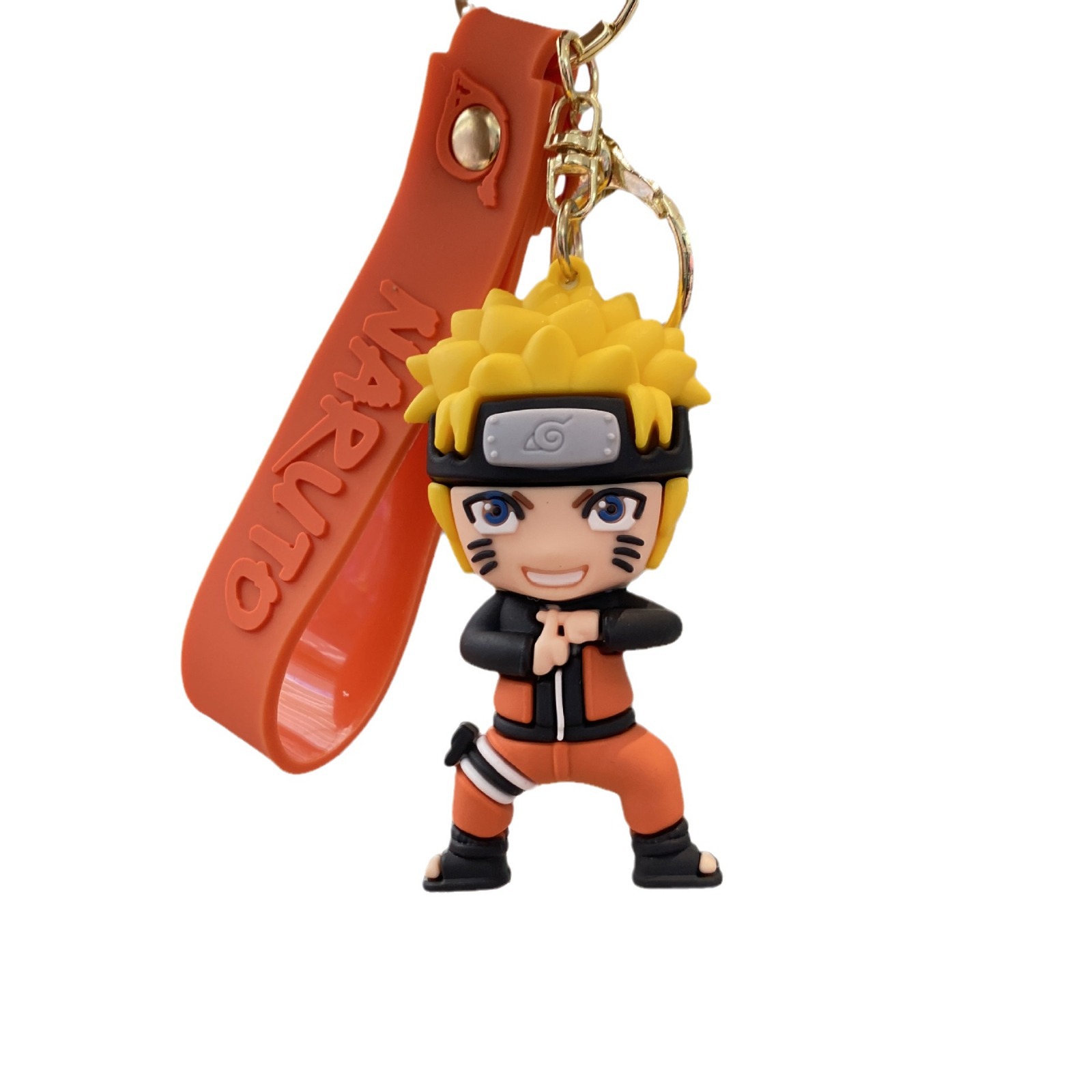 Naruto llavero muñeca Naruto Kakashi dibujos animados muñeca llavero bebé atrapando máquina colgante pequeño regalo lote