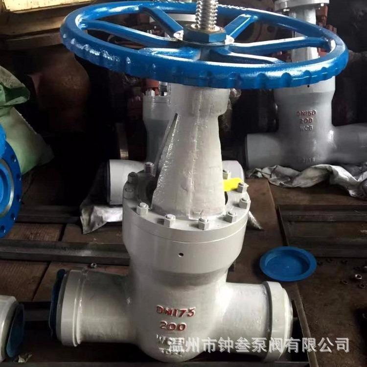 Z62Y-200C铸钢手动焊接闸阀 高温电站焊接闸阀 Z62Y DN50电站闸阀