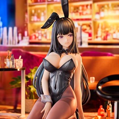 正座美少女バニーガール绯娜二次元制服美少女車載景品デスクトップ置物モデル