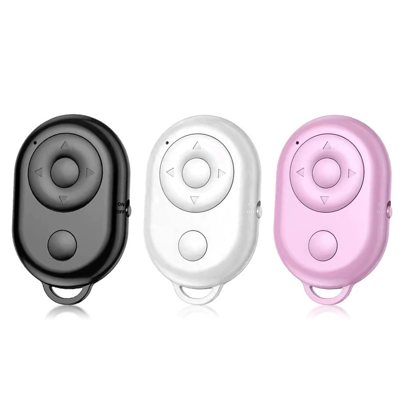 Bluetooth пульт Beauty‑R1 — компактная кнопка затвора для селфи, размеры 52×33×11 мм, одна/две кнопки или перезаряжаемый