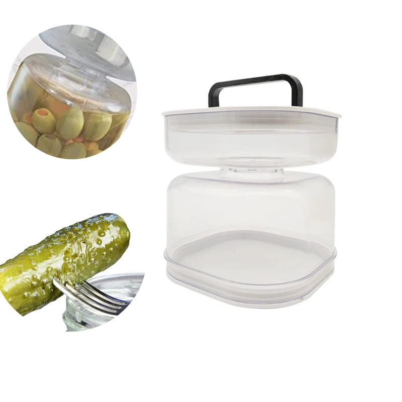 跨境 новая кухня мокрый и мокрый раздел кимчи банка Pickle банка сухой и влажный распределитель песочные часы контейнер для пластика