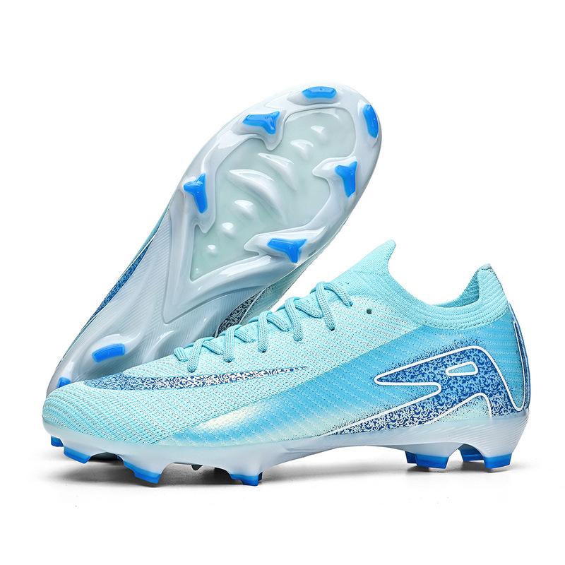 Cross-Border New Model Adult Men's and Women's Soccer Shoes, Youth Long-Studded Anti-Slip Wear-Resistant Training and Competition Popular Soccer Shoes Cross-Border New Model Adult Men's and Women's Soccer Shoes, Youth Long-Studded Anti-Slip Wear-Resistant Training and Competition Popular Soccer Shoes