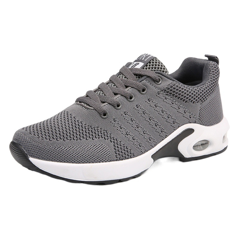 Zapatilla de deporte de los hombres 2023 nuevos zapatos de moda Zapatos casuales de fondo suave real vuelo tejido cojín de aire zapatilla de Deporte Zapatos de los hombres