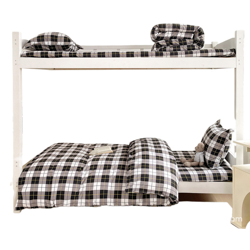 Unit Student Dormitory Three-piece Quilt Bedding Pillow Staff Unit Nursing Home Three-piece Quilt Six-piece Set