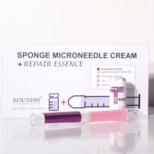 海绵微针霜淡化细纹修护痘坑美容院焕颜海藻藏针植物微晶水光面霜