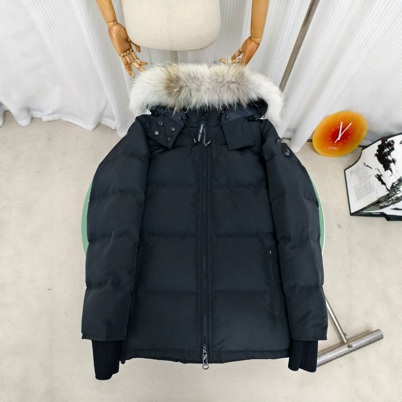 Cross-border Canada Goose down jacket model 04 with fur collar, unisex Carson parka down jacket coat 38804L