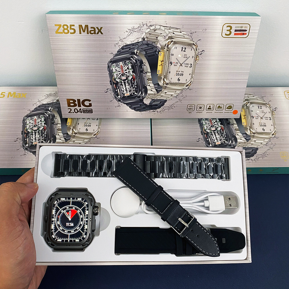 Transfronterizo z85 MAX reloj inteligente tres tipos de protección modelo privado tres correa de reloj tiktok Huaqiangbei
