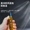 The source manufacturer wholesale, Hengtu A9 metal blue flame straight windproof lighter can be puzzled and durable