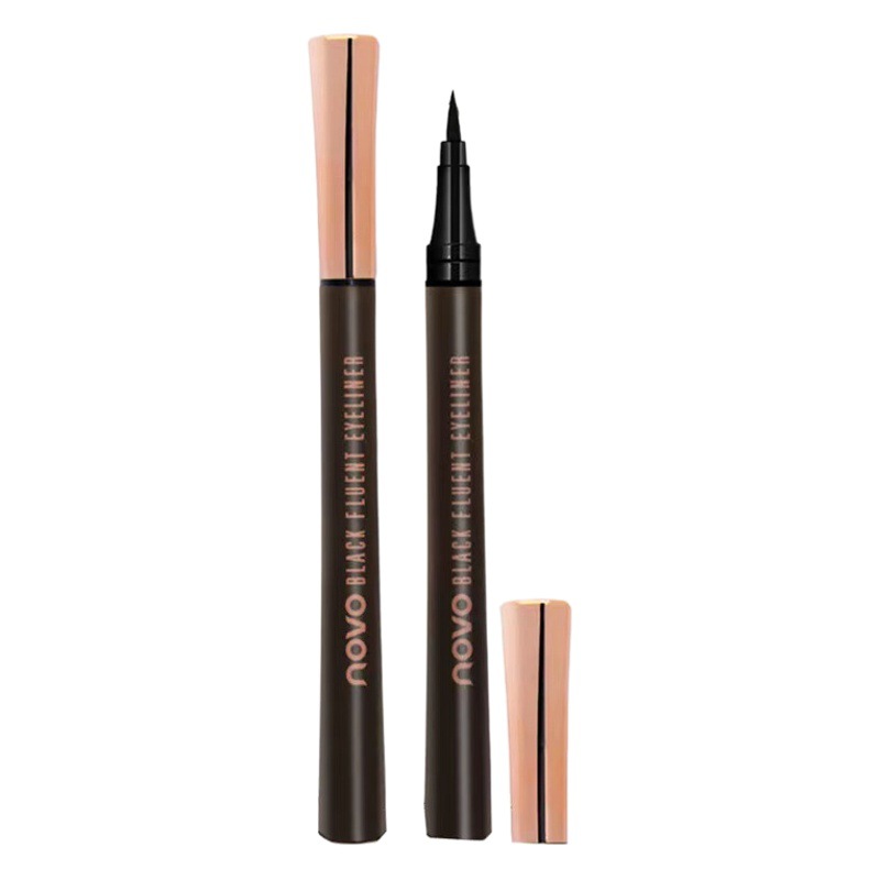 Novo5188 Deep Beauty Eye Waterproof Eyeliner for Female Beginners Waterproof and Sweat-Proof Non-Smudge Hard-Tipped Liquid Eyeliner Pen
