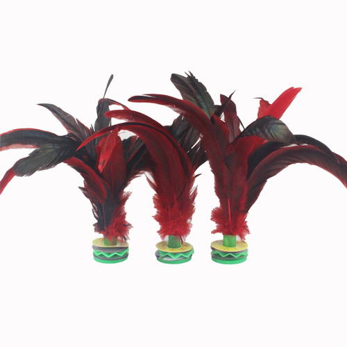 Juggling children primary and middle school students training competitions playing with shuttlecock kindergarten flower shuttlecock adult fitness colorful feather shuttlecock