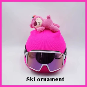Cute Cartoon Plush Ski Helmet Cover