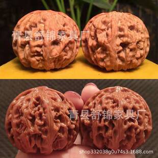 Factory direct supply text play walnut stall text play walnut hand piece boutique matching Kirin grain hand health care Walnut