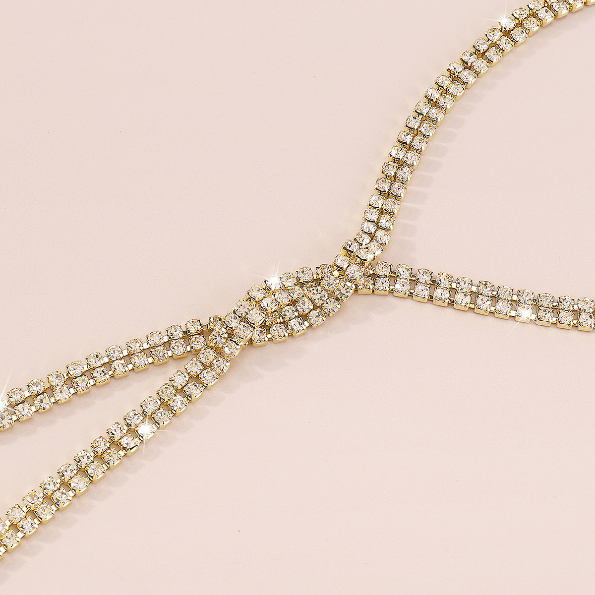 Fashion Geometric Alloy Inlay Rhinestones Womenu0027S Pendant Necklace 1 Piece