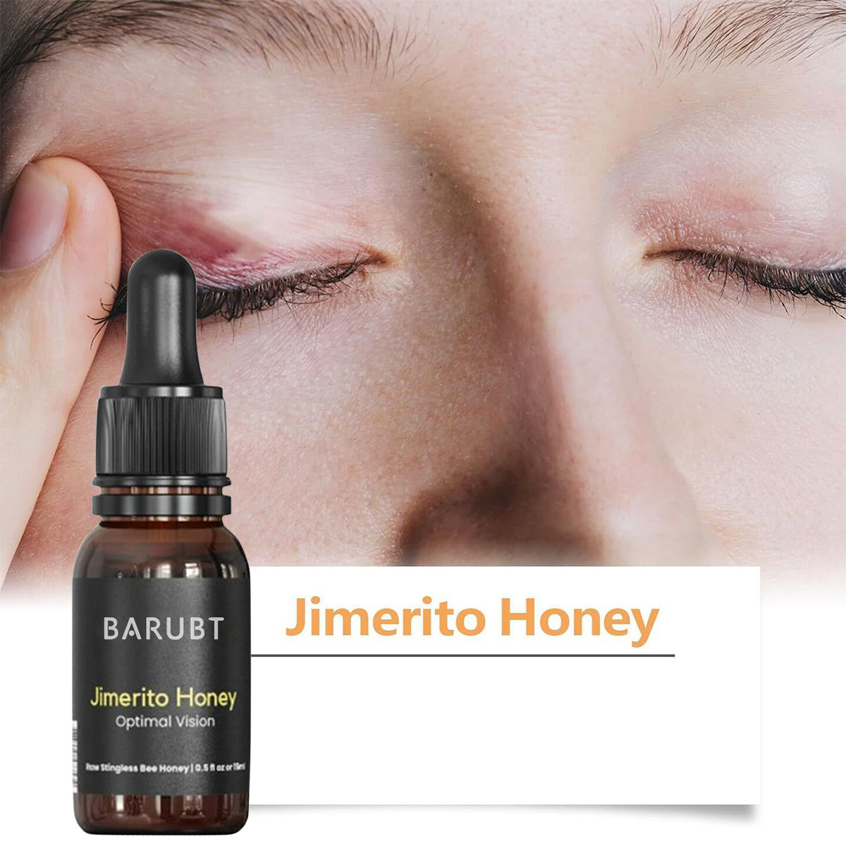 Cross-border BARUBT Jimeirito Honey Eye Care Refreshing Gentle Moisturizing Hydrating Eye External Care 6