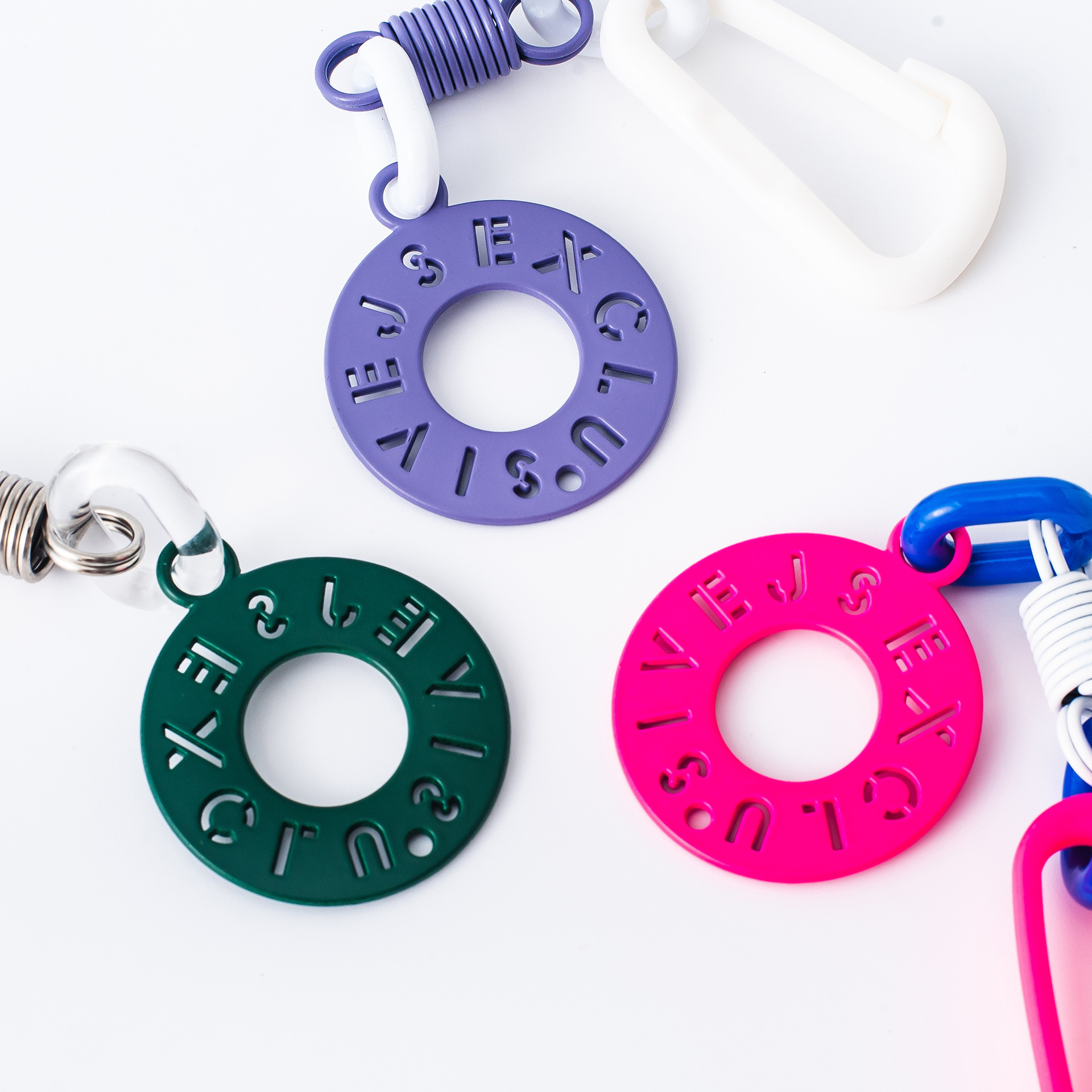 挂件D钩圆形英文字母3