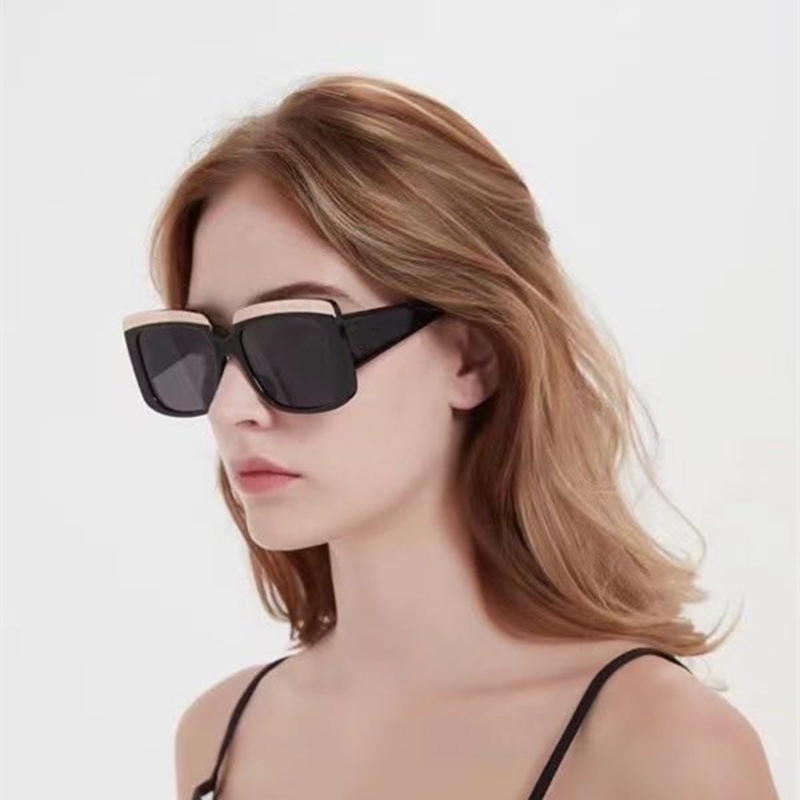 Box Sonnenbrille Für Damen Und Herren Mit Großem Rahmen_voghion.com