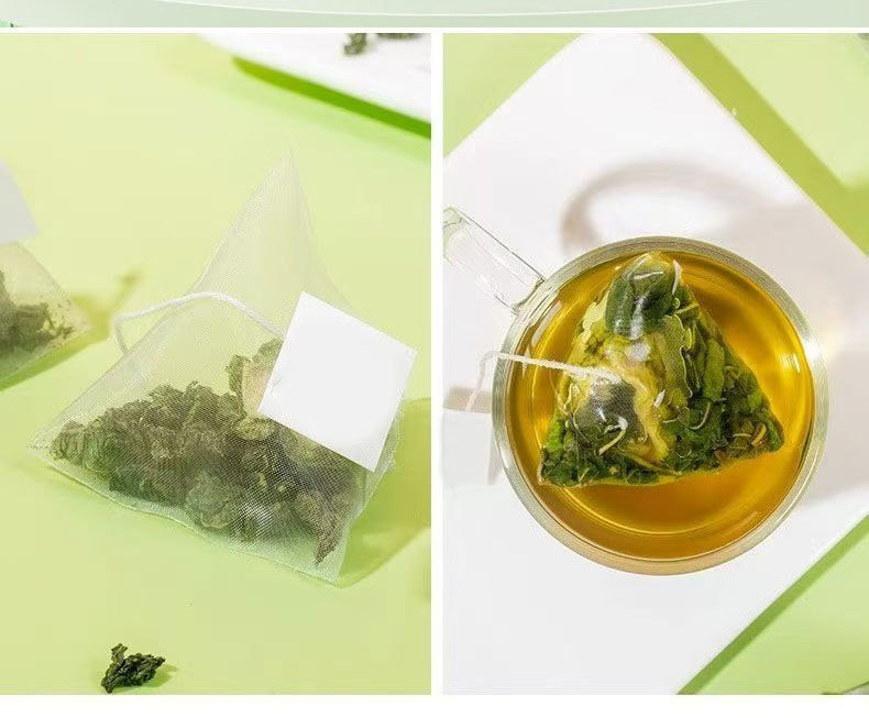 Mulberry Leaf Double Melon Tea Sang Ye Shuang Gua Cha 45g Sugar Free Freeze Dried Tea Bags for Daily Wellness Brewing in use