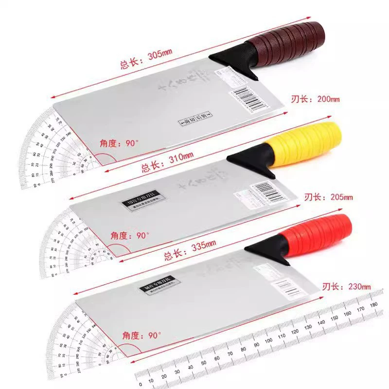 十八子作 Chinese chef's knife raw and cooked classification commercial color plastic handle mulberry knife kitchen knife S228-S