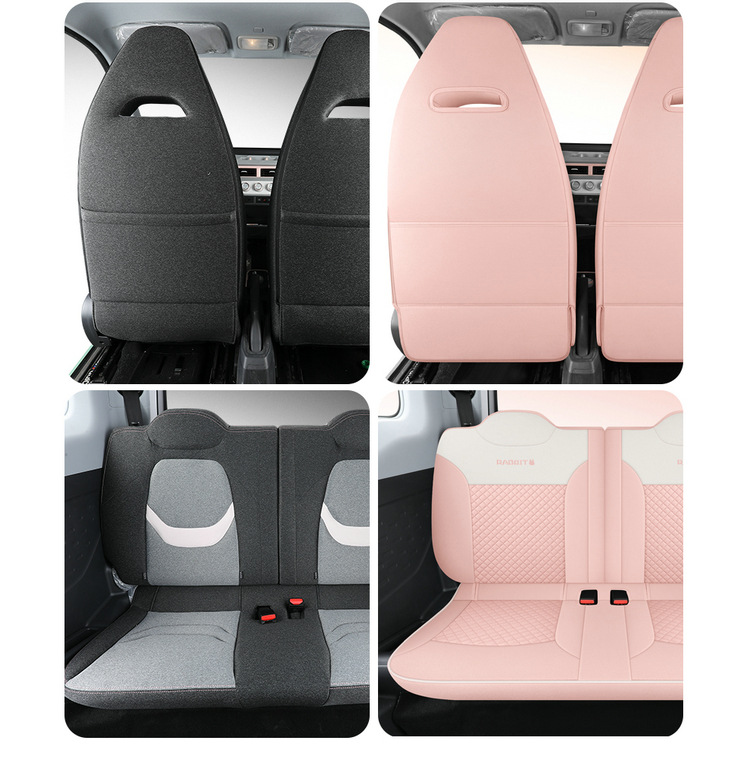 Suitable for Chery QQ Ice Cream Special Car Seat Cover Four Seasons Universal Cushion Fully Enclosed Cotton and Linen Breathable Car Seat Cover