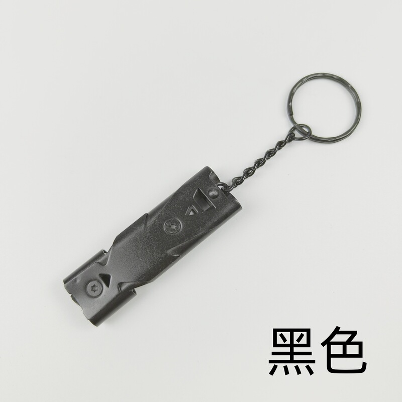 金属不锈钢户外裁判体育求生消防哨子双管高频口哨生产厂家训练哨|undefined