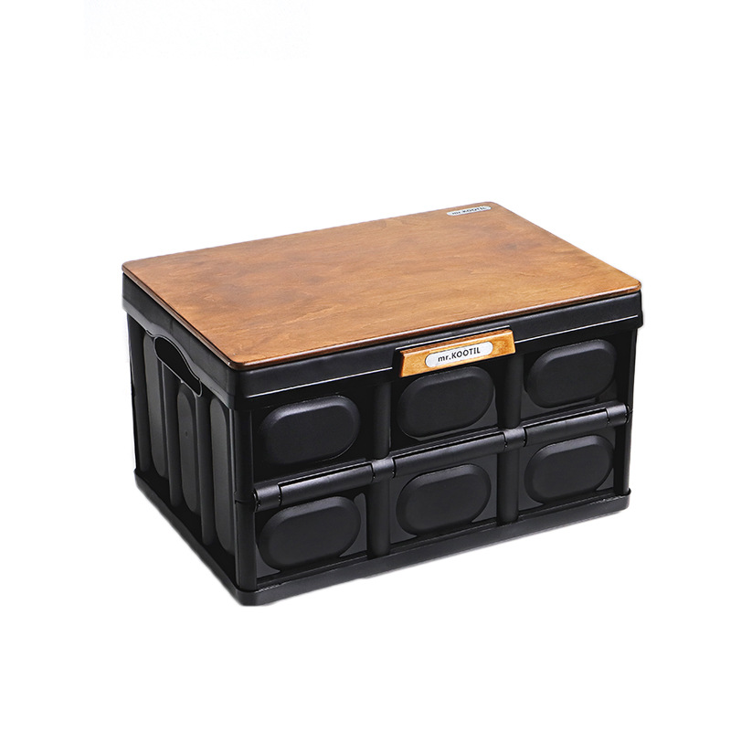 Caja negra roja Tablero grande marrón