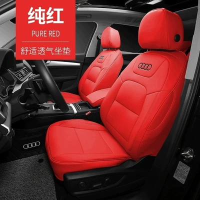 Modelə uyğun (Original) oturacaq örtükləri – Q3 Four-Season Car Seat Cover - pure-red-standard-edition-five-seats-nappa-leather-fully-surrounded-front-and-rear-rows