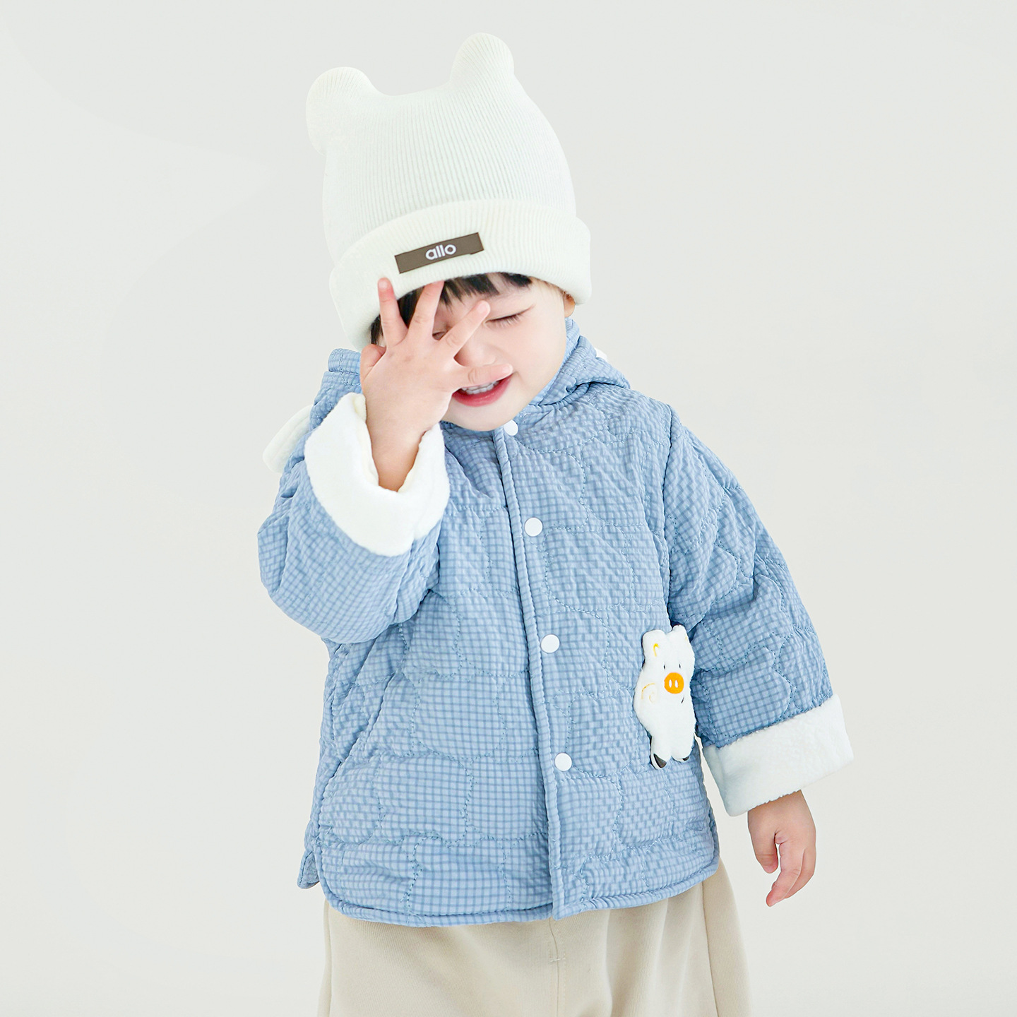 Chaqueta de algodón para bebés otoño y invierno para niños y niñas chaqueta de algodón para niños chaqueta de invierno con chaqueta de algodón cálida para bebés chaqueta de algodón