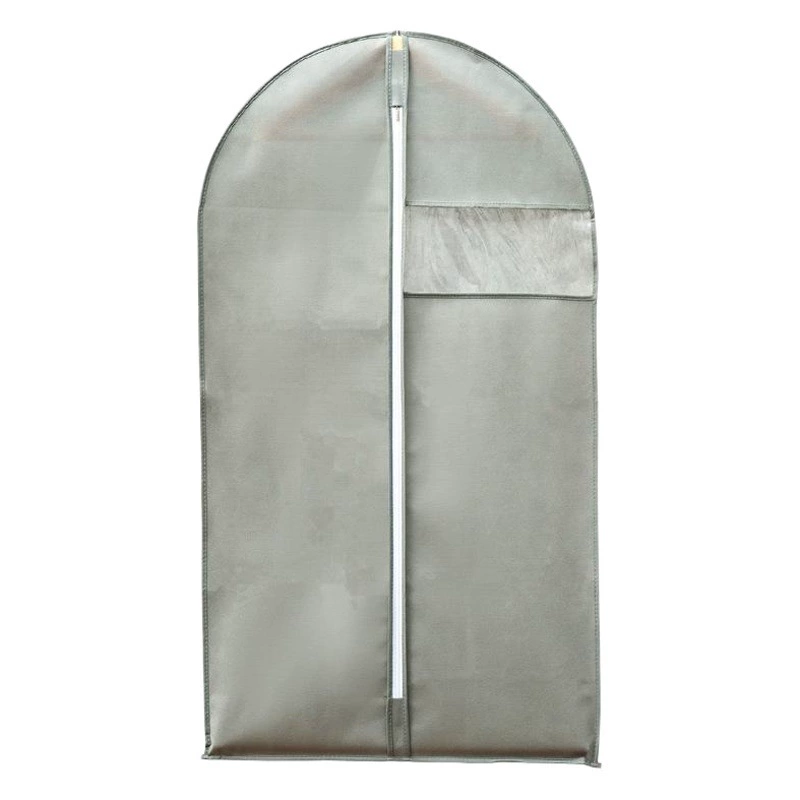 Пылезащитный чехол для одежды, чехол для костюма, Меховая куртка, подвесной карман, нетканый материал, прозрачный пылезащитный чехол для окна