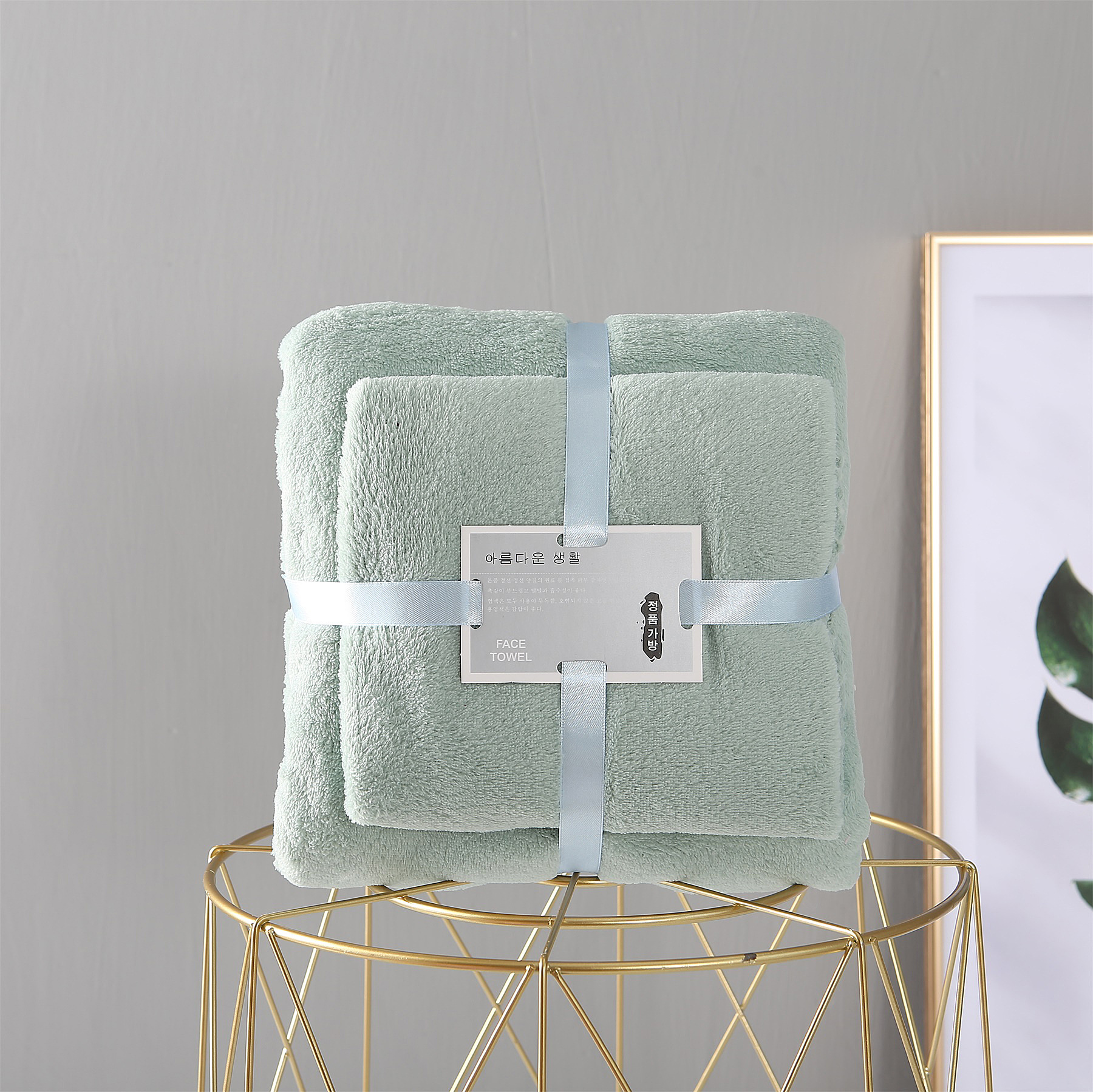Caja de regalo de toallas de baño de tres piezas, regalos de boda, cumpleaños de la compañía, apoyo de logotipo, bordado de estampado