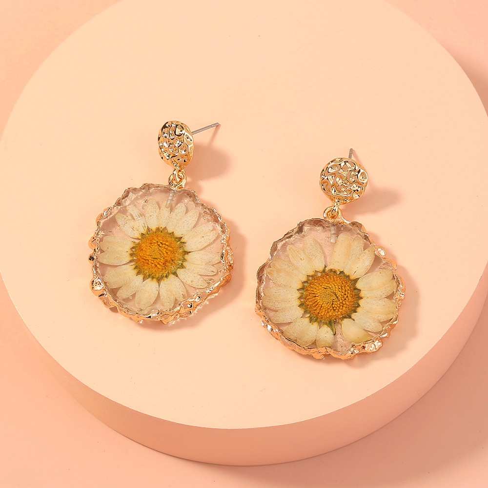New Fashion Style Flower Pendant Earring display picture 5
