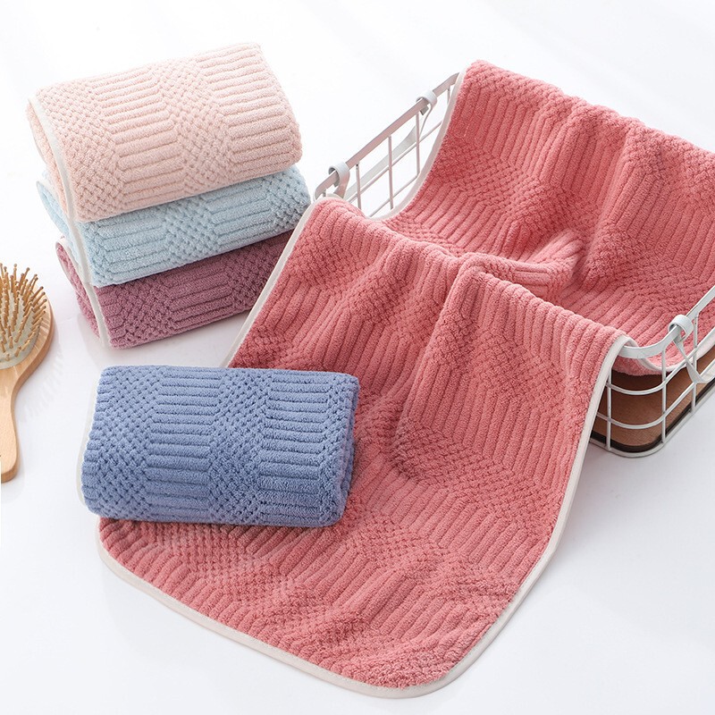 Coral Velvet Towel Thickened Absorbent Towel Adult Large Bath Towel Beauty Salon Gift Box Towel Wholesale Factory