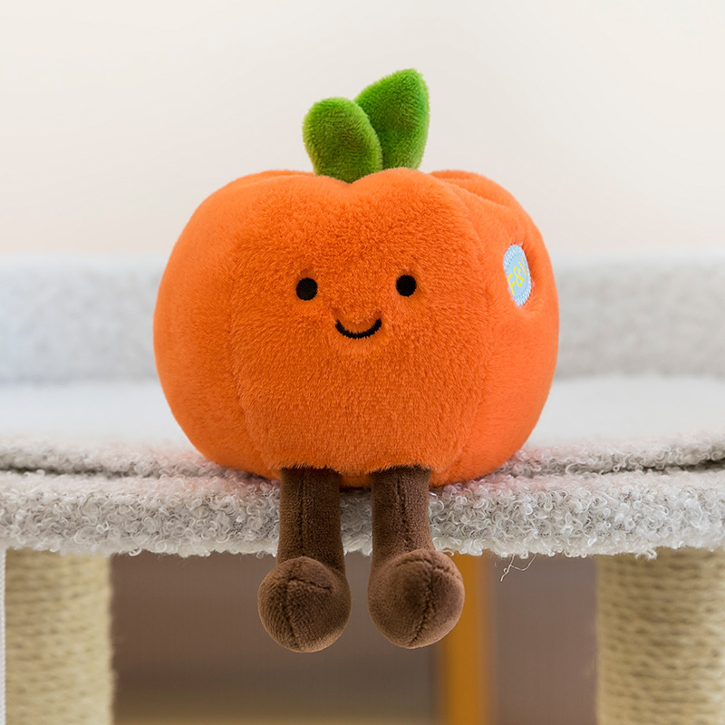 かわいい果物と野菜のぬいぐるみニンジンナスキャッチャーマシン人形人形スーパーベジタブルストア人形ペンダント|undefined