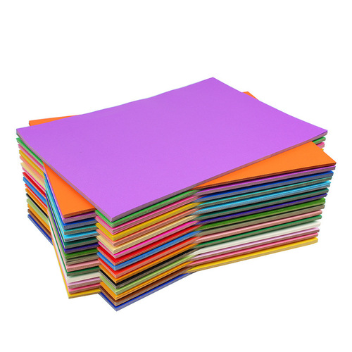 Colorful hard cardboard 4k/4 open thickened origami large sheet kindergarten colored paper paper-cut children's handmade paper diy material