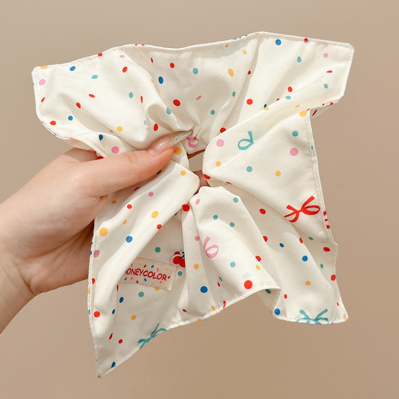 Lazo para el cabello de intestino grueso rayado coreano para mujer, sensación de alto nivel, cuerda para el cabello de cola de caballo, banda de goma para la cabeza para niñas, cuerda para la cabeza de gran tamaño, accesorios para el cabello de flores para la cabeza